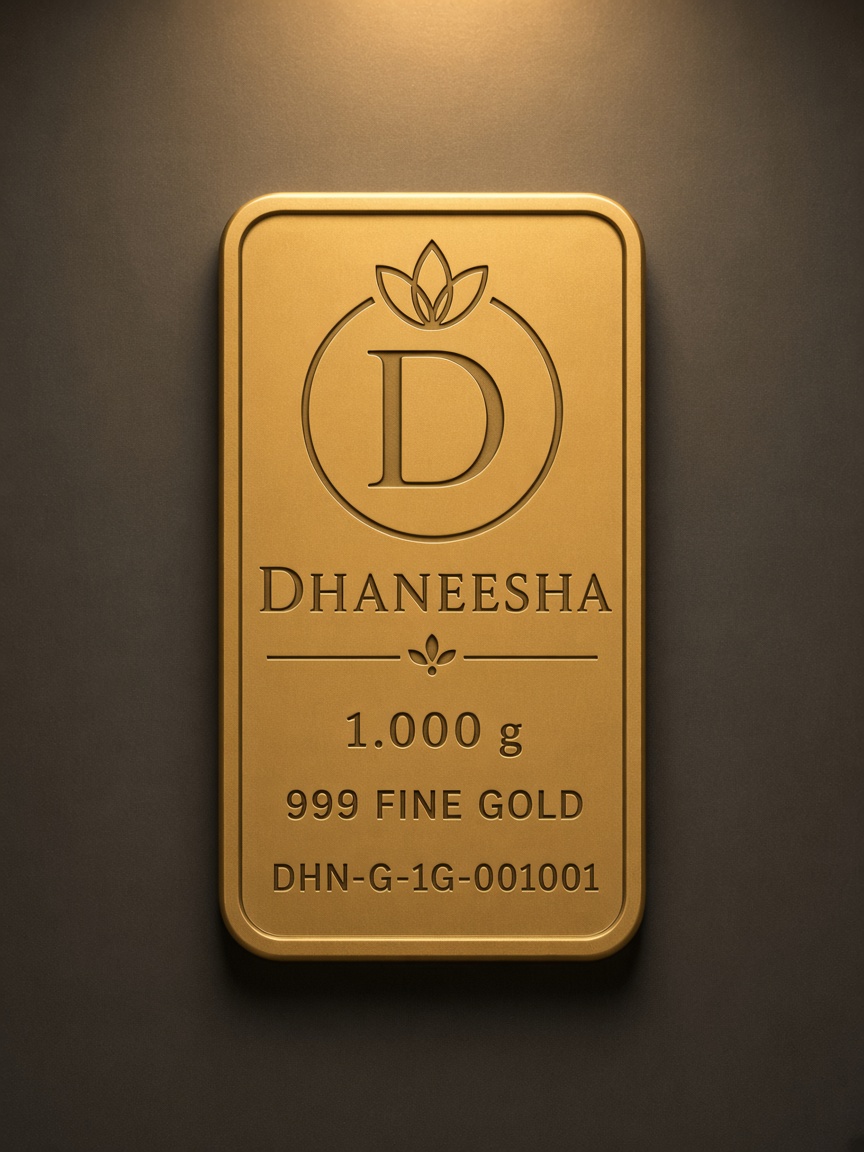 Dhaneesha Gold Bar, 1.000 g