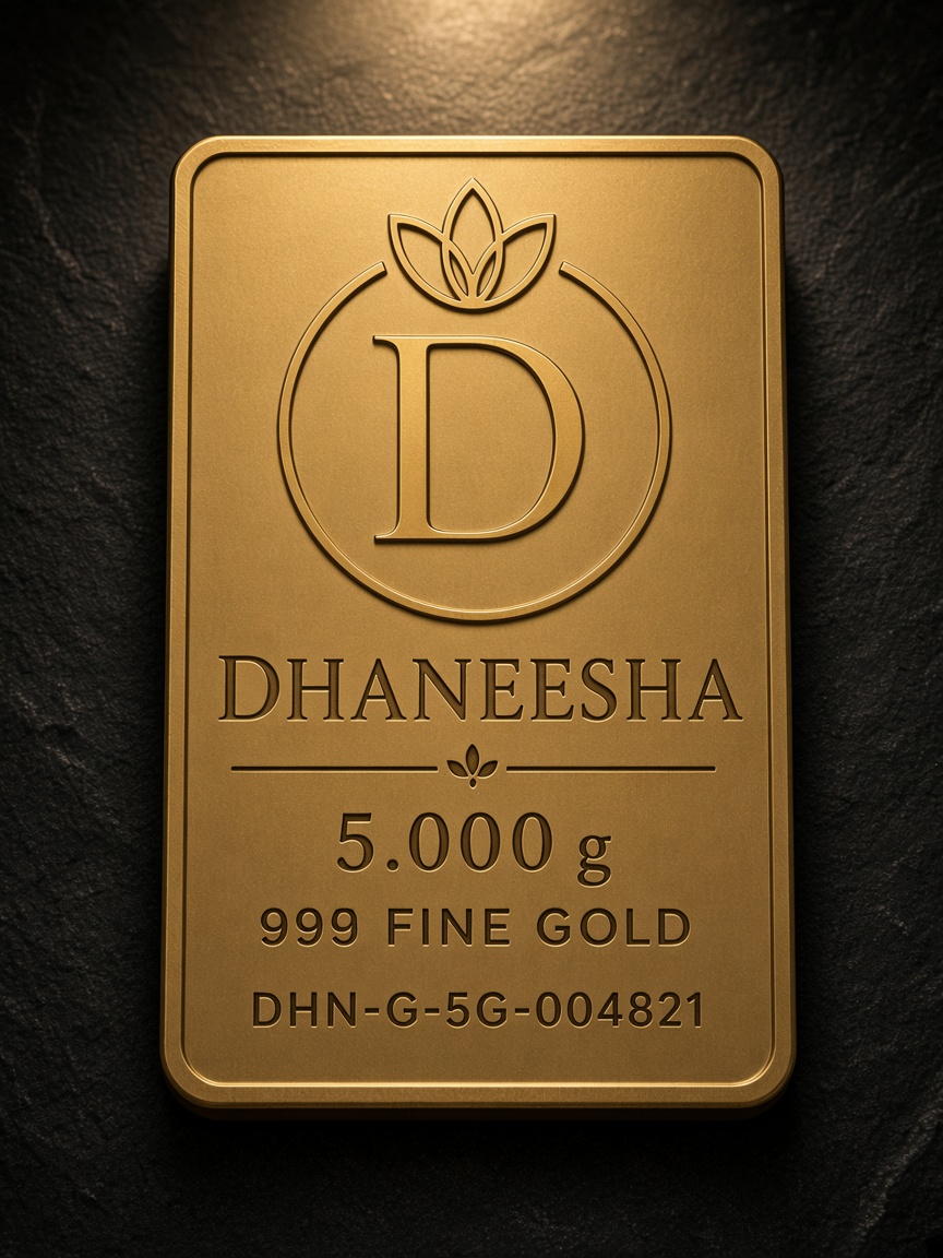 Dhaneesha Gold Bar, 5.000 g