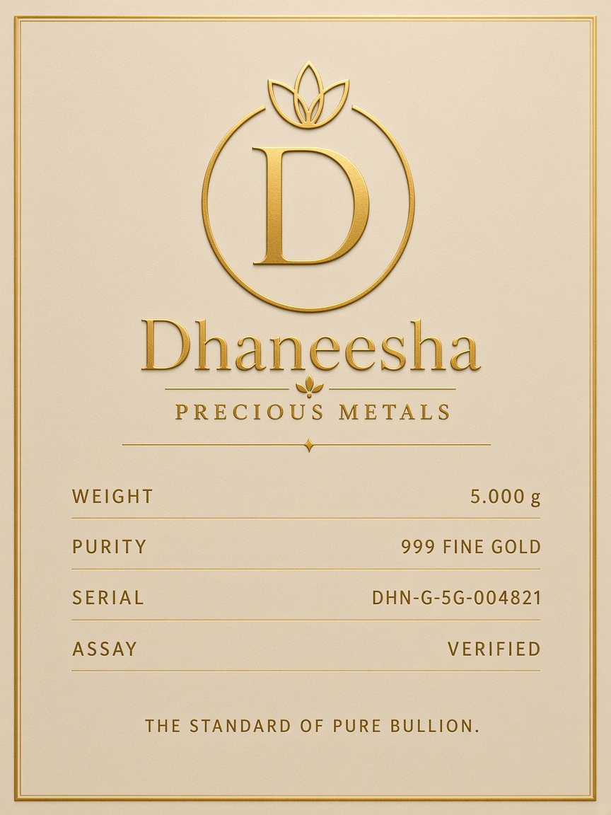 Dhaneesha certificate card